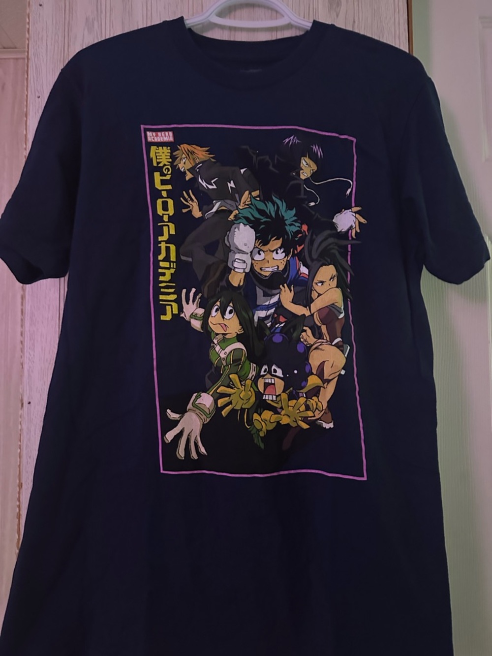 My Hero Academia Black Graphic Short Sleeve Tee